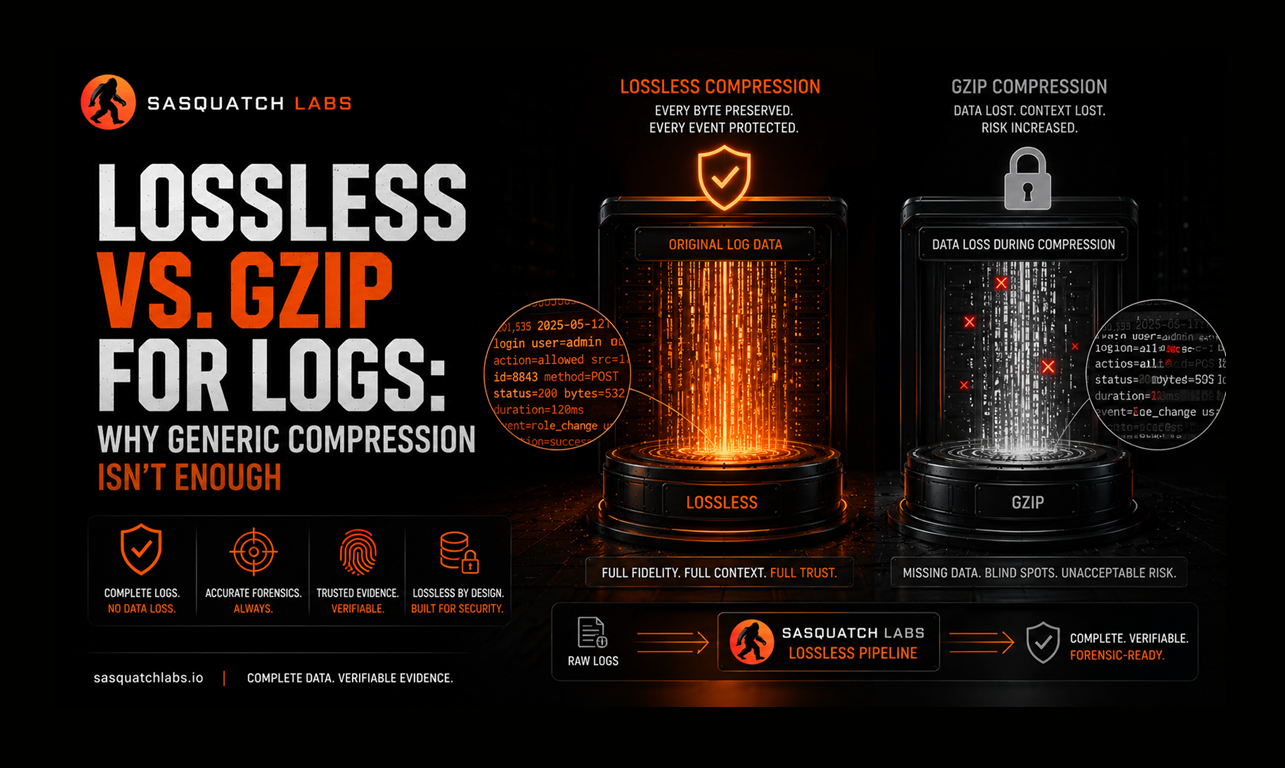 Lossless vs. gzip for Logs