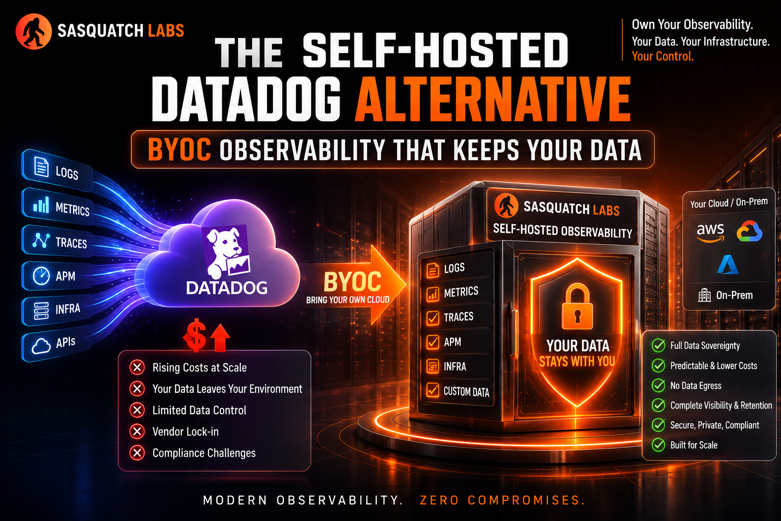 The Self-Hosted Datadog Alternative BYOC Observability That Keeps Your Data